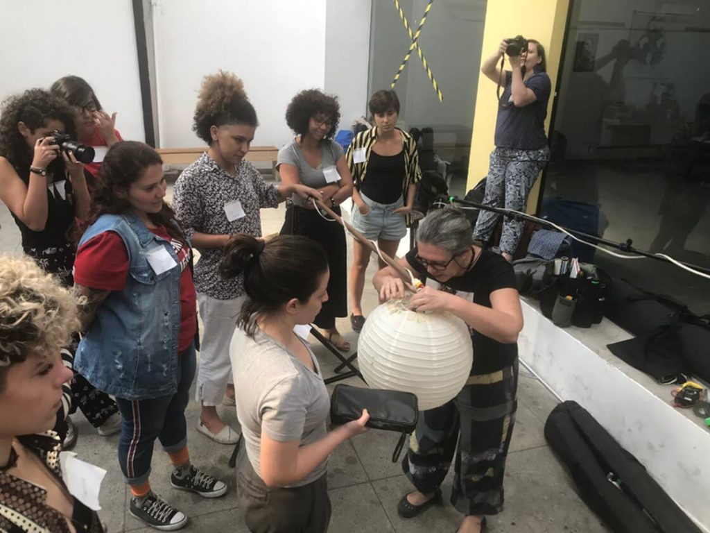 Registro de Oficina DAFB no Gomeia Galpão Criativo